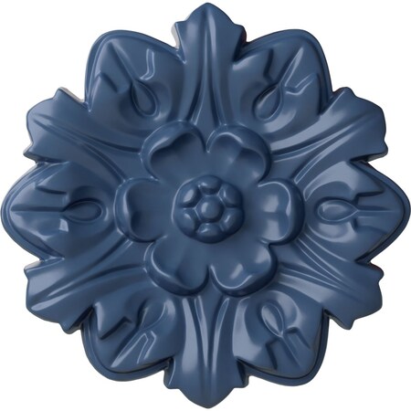 Ekena Millwork Emery Leaf Ceiling Medallion, Hand-Painted Americana, 7 5/8"OD x 1"P CM07EMAMF